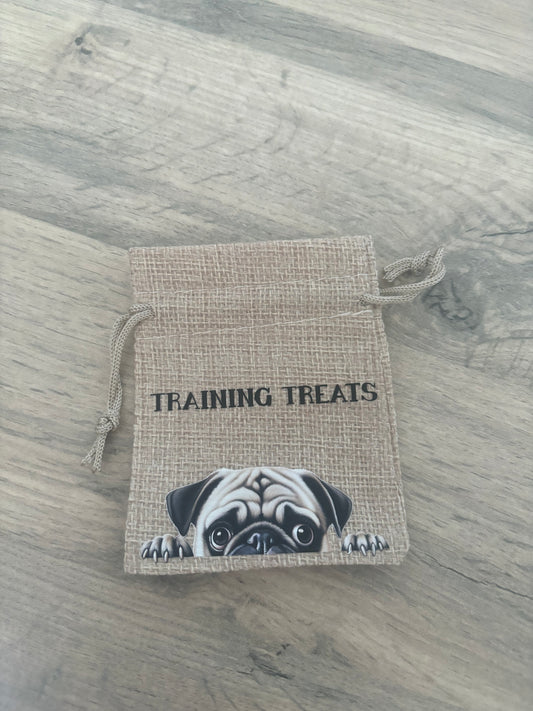 Dog Treat Pouch 🐶| Pug