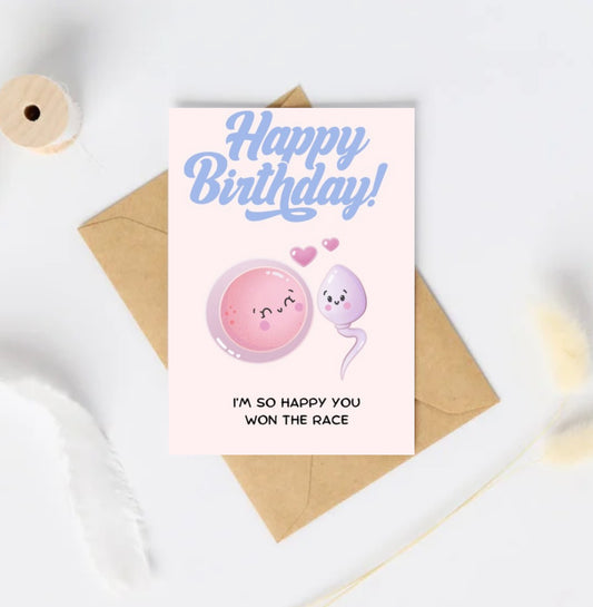 Funny Digital Birthday Card | Humorous Printable