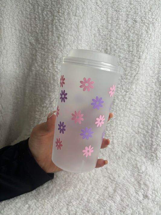 Flowers Reusable Coffee Cup