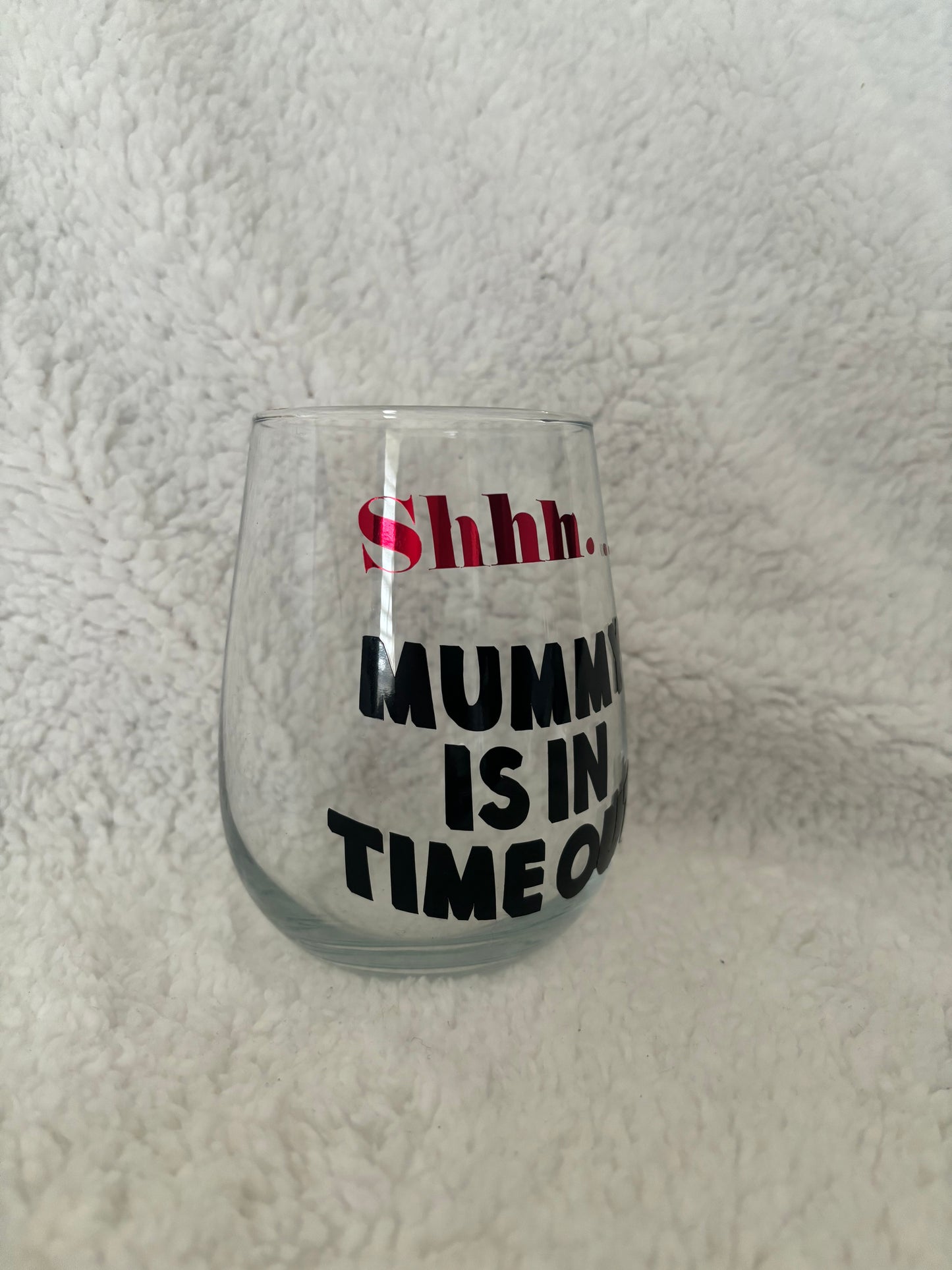 Mummy Time Out Glass