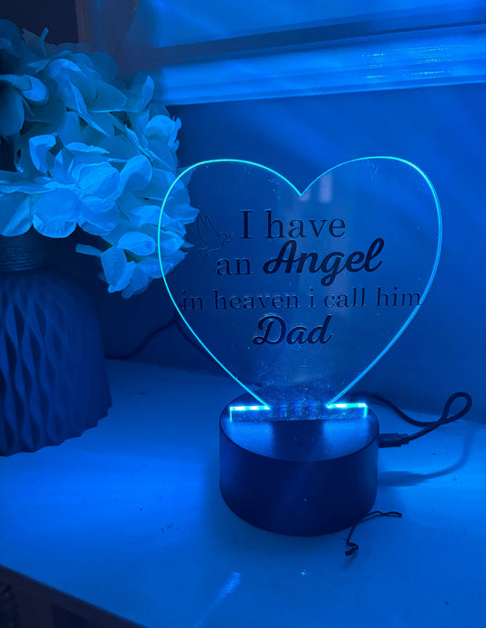LED Dad Sign