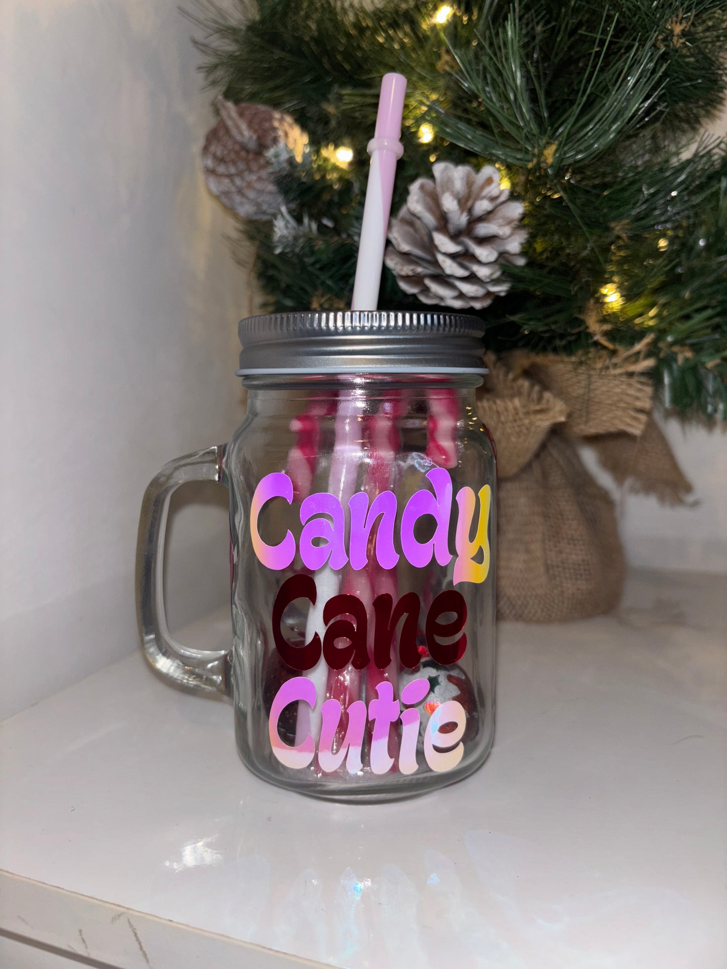 Festive Drinking Glass