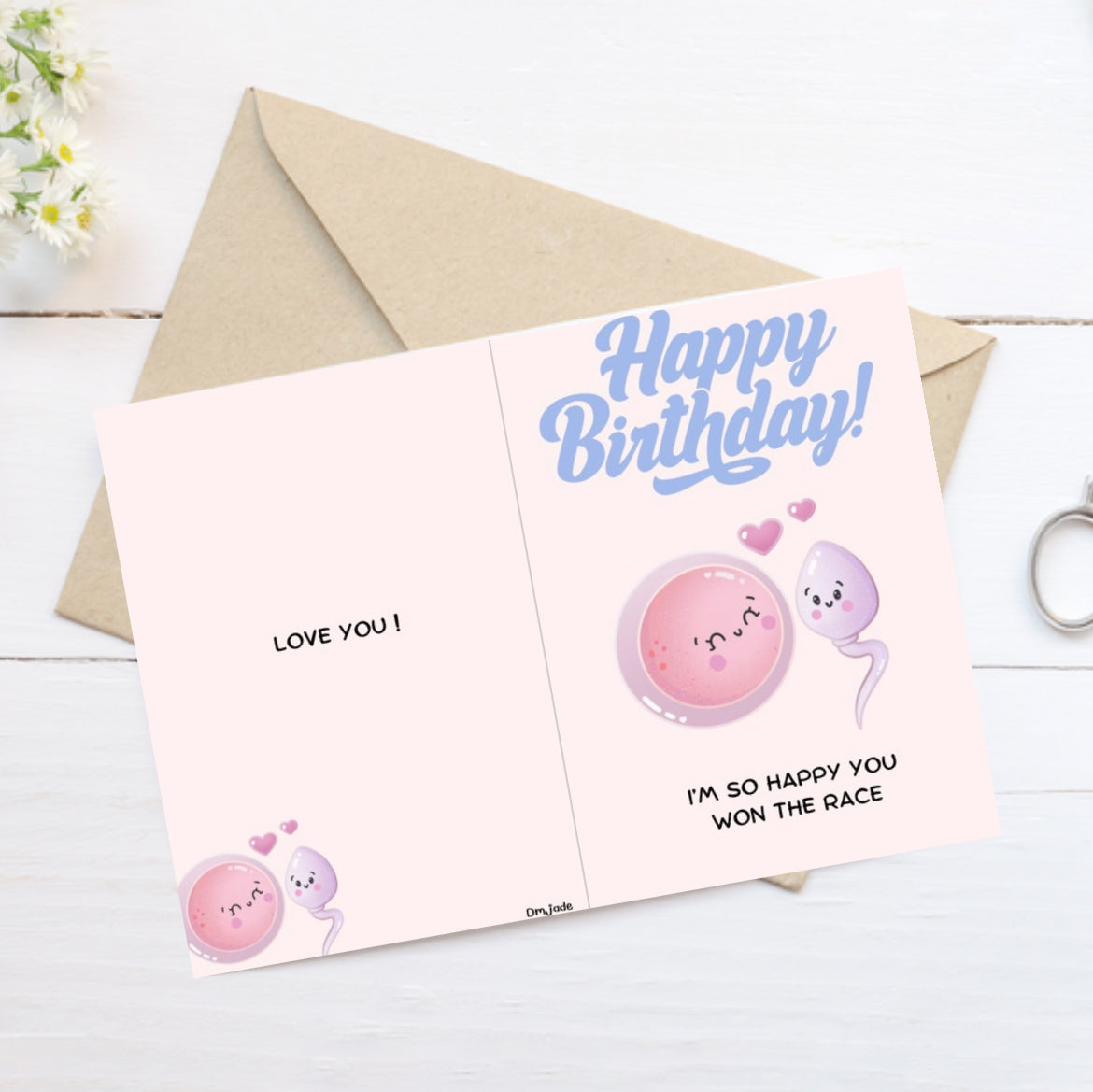 Funny Digital Birthday Card | Humorous Printable