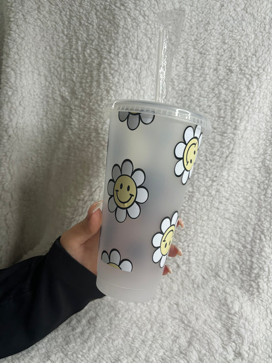 Smiley Daisy Reusable Cup