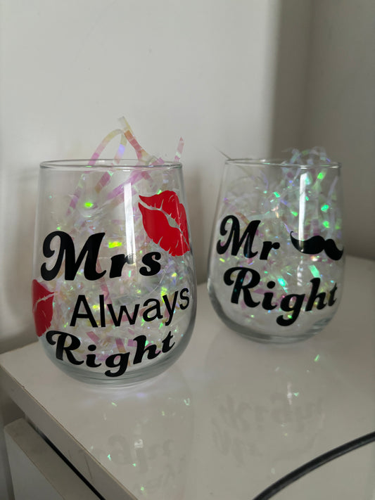 MR & MRS Glasses