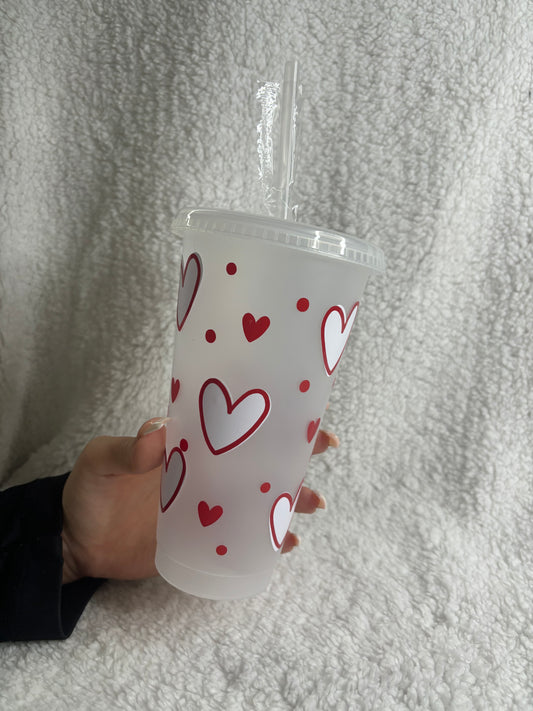Heart Reusable Cup
