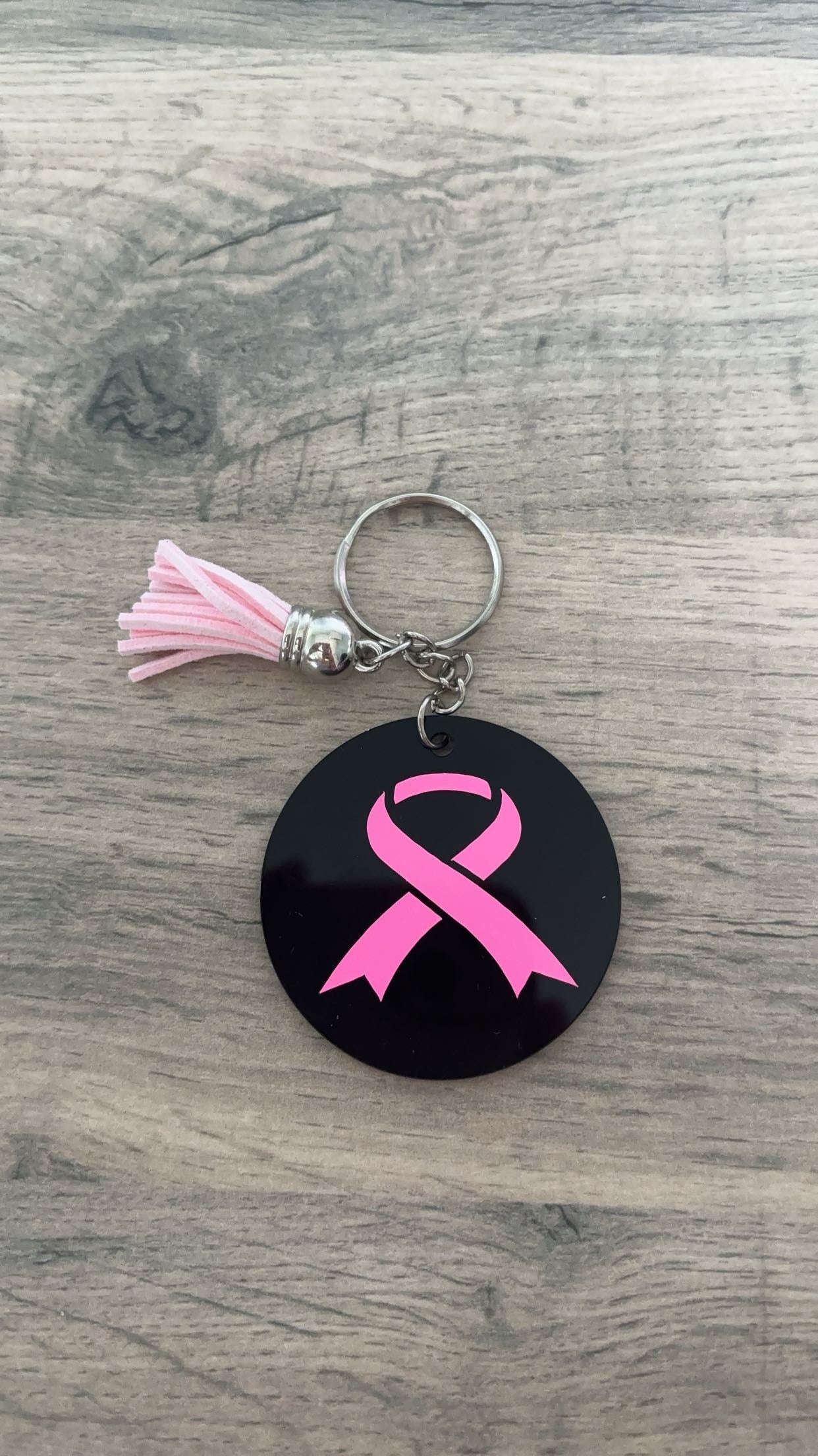 I beat Cancer Keyring